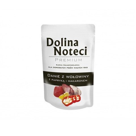 DOLINA NOTECI Danie z wołowiną, papryką i makaronem 100g